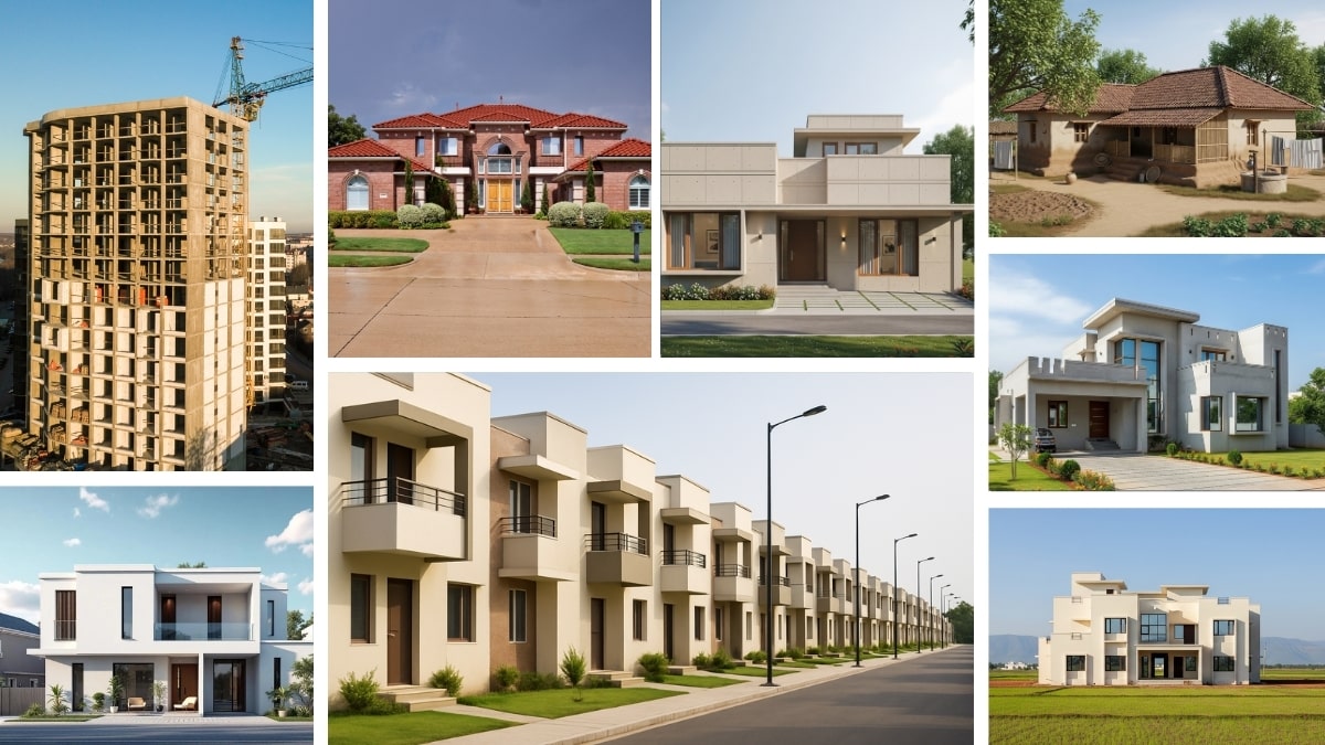 Types of Houses in Residential Construction and Building Materials that You May Require