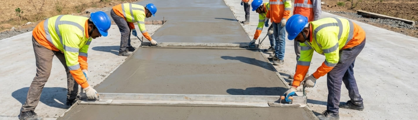 A Complete Guide to Concrete Road Construction: Types, Layers, and Applications